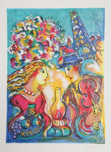 Serenade in the Night Screenprint | Zamy Steynovitz,{{product.type}}