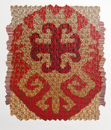 Serghana Wheat Screenprint | Edward Hansen,{{product.type}}