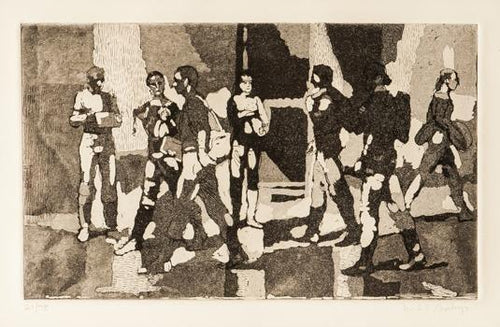 Seven Students Etching | Isabel Bishop,{{product.type}}