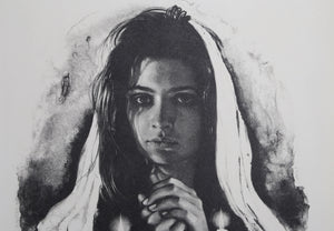 Shabbas Candles IV lithograph | Sandu Liberman,{{product.type}}