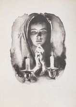 Shabbas Candles XI lithograph | Sandu Liberman,{{product.type}}