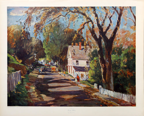 Shady Village Lithograph | Antonio Cirino,{{product.type}}