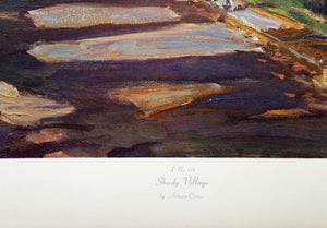 Shady Village Lithograph | Antonio Cirino,{{product.type}}