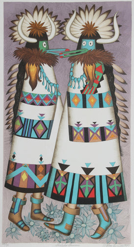 Shalako Dancers Lithograph | Alice Asmar,{{product.type}}