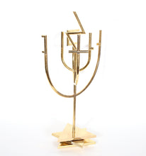 Shalom Menorah (Tri-Base) Metal | Yaacov Agam,{{product.type}}