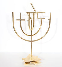 Shalom Menorah (Tri-Base) Metal | Yaacov Agam,{{product.type}}