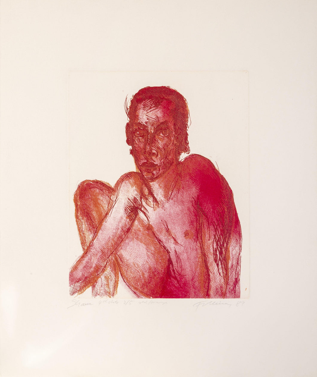 Shaun Sitting, 4th State Etching | Rainer Fetting,{{product.type}}