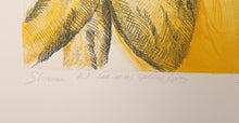 Shaun Sitting (Yellow/Grey) Etching | Rainer Fetting,{{product.type}}