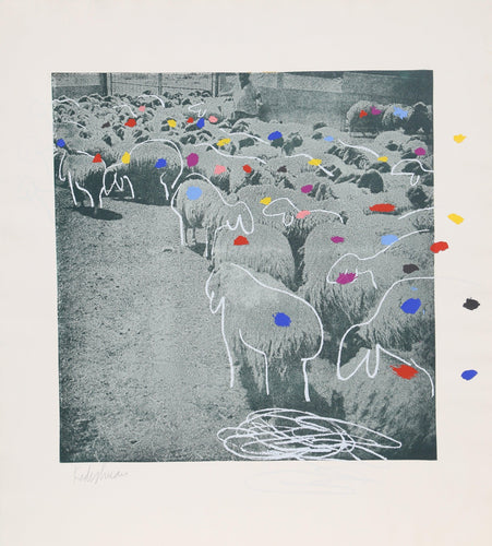 Sheep Portfolio 3 Screenprint | Menashe Kadishman,{{product.type}}