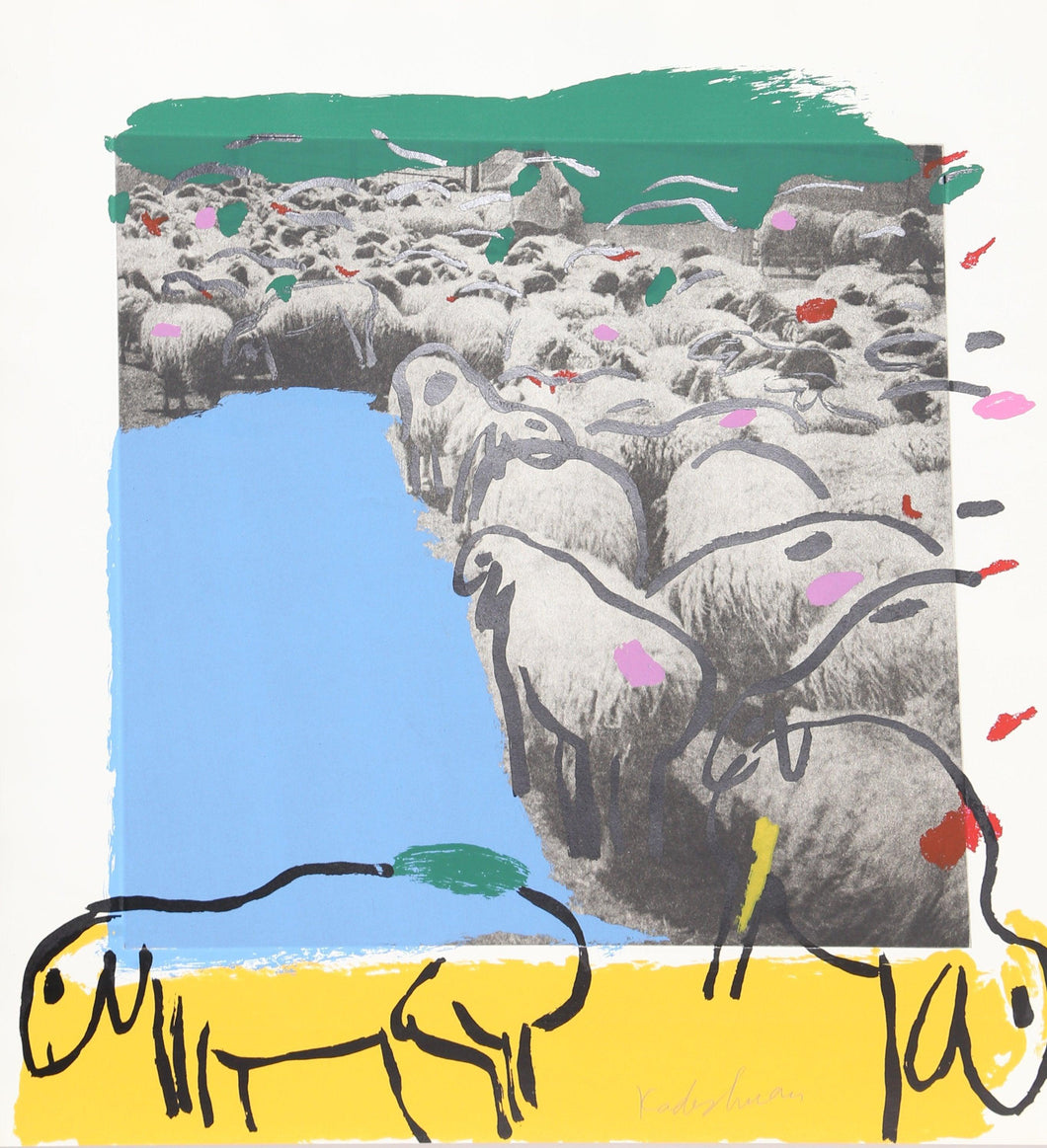 Sheep Portfolio 7 Screenprint | Menashe Kadishman,{{product.type}}