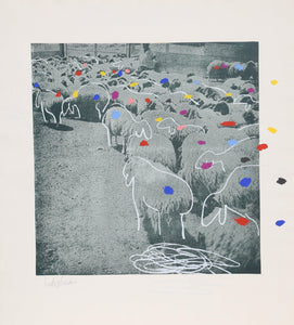 Sheep Portfolio Screenprint | Menashe Kadishman,{{product.type}}