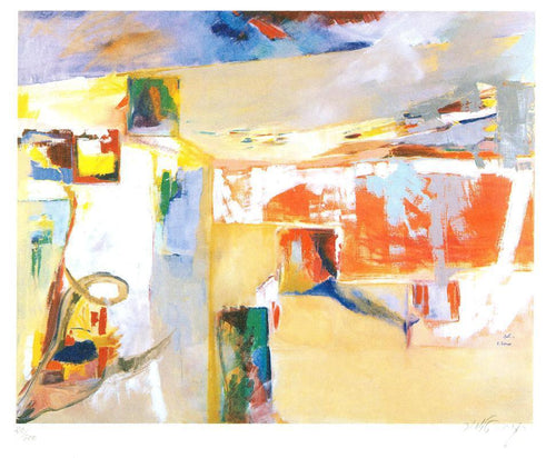 Shelter for the Homeless - United Nations Lithograph | Raya Talmor,{{product.type}}