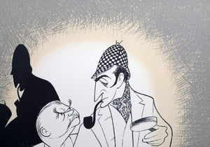 Sherlock Holmes Lithograph | Al Hirschfeld,{{product.type}}