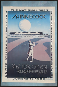 Shinnecock Open 1986 Poster | Byron Hall,{{product.type}}