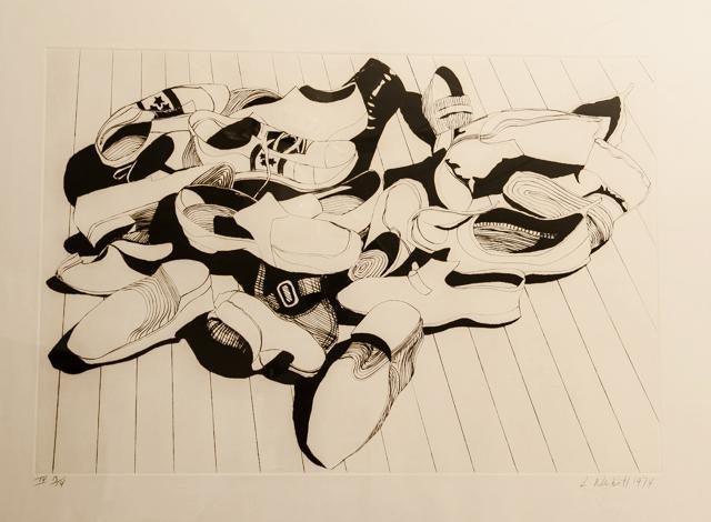 Shoes I Etching | Lowell Blair Nesbitt,{{product.type}}