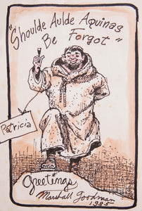 Shoulde Aulde Aquines Be Forgot Watercolor | Marshall Goodman,{{product.type}}