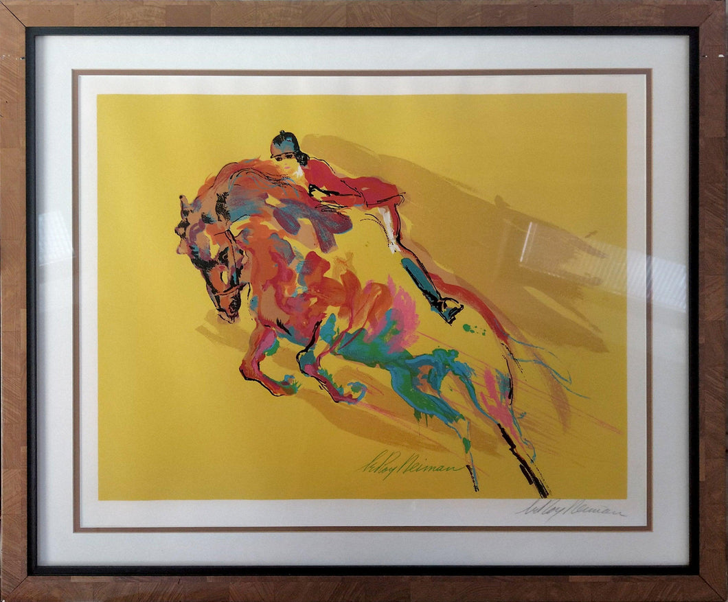 Show Jumper Screenprint | LeRoy Neiman,{{product.type}}