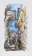 Side Street in New England Lithograph | Chaim Gross,{{product.type}}