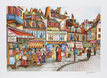 Sidewalk Cafe Lithograph | Ari Gradus,{{product.type}}