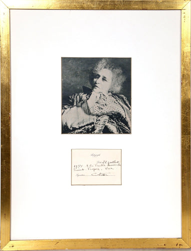 Sidonie-Gabrielle Colette - Saint-Tropes Black and White | Irving Penn,{{product.type}}