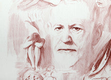 Sigmund Freud Lithograph | Sheldon 'Shelly' Fink,{{product.type}}