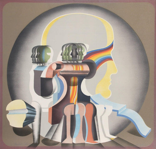 Sin Titulo (Cabeza) Lithograph | Arnold Belkin,{{product.type}}