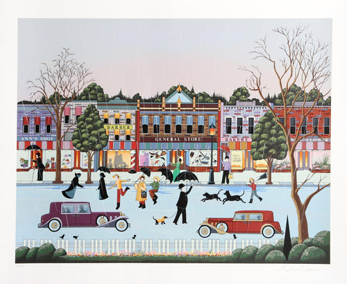 Singing in the Rain Screenprint | Nicky Watanabe,{{product.type}}