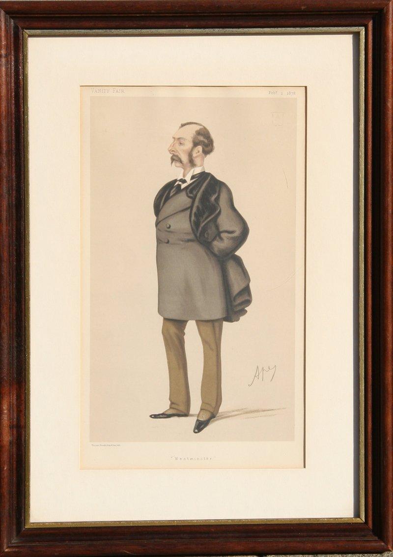 Sir Charles Russell, Bart., V.C., M.P. Lithograph | Leslie Matthew Ward (Spy),{{product.type}}