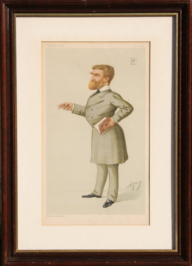 Sir John George Tollemache Sinclair, Bart., M.P. Lithograph | Leslie Matthew Ward (Spy),{{product.type}}
