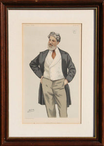 Sir Thomas Bateson, Bart., M.P. from Vanity Fair - "Landed Estates in Ireland" - Statesmen, No. 387 Lithograph | Leslie Matthew Ward (Spy),{{product.type}}