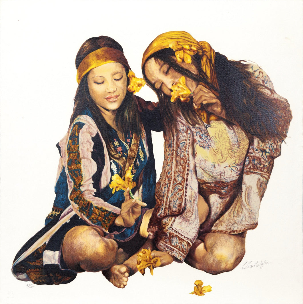 Sister Lithograph | Popo and Ruby Lee,{{product.type}}