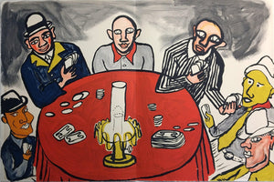 Six Card Players from Derriere le Miroir Lithograph | Alexander Calder,{{product.type}}