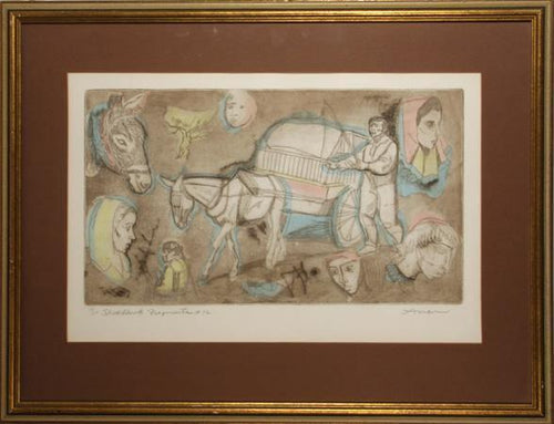 Sketchbook Fragments Etching | Irving Amen,{{product.type}}