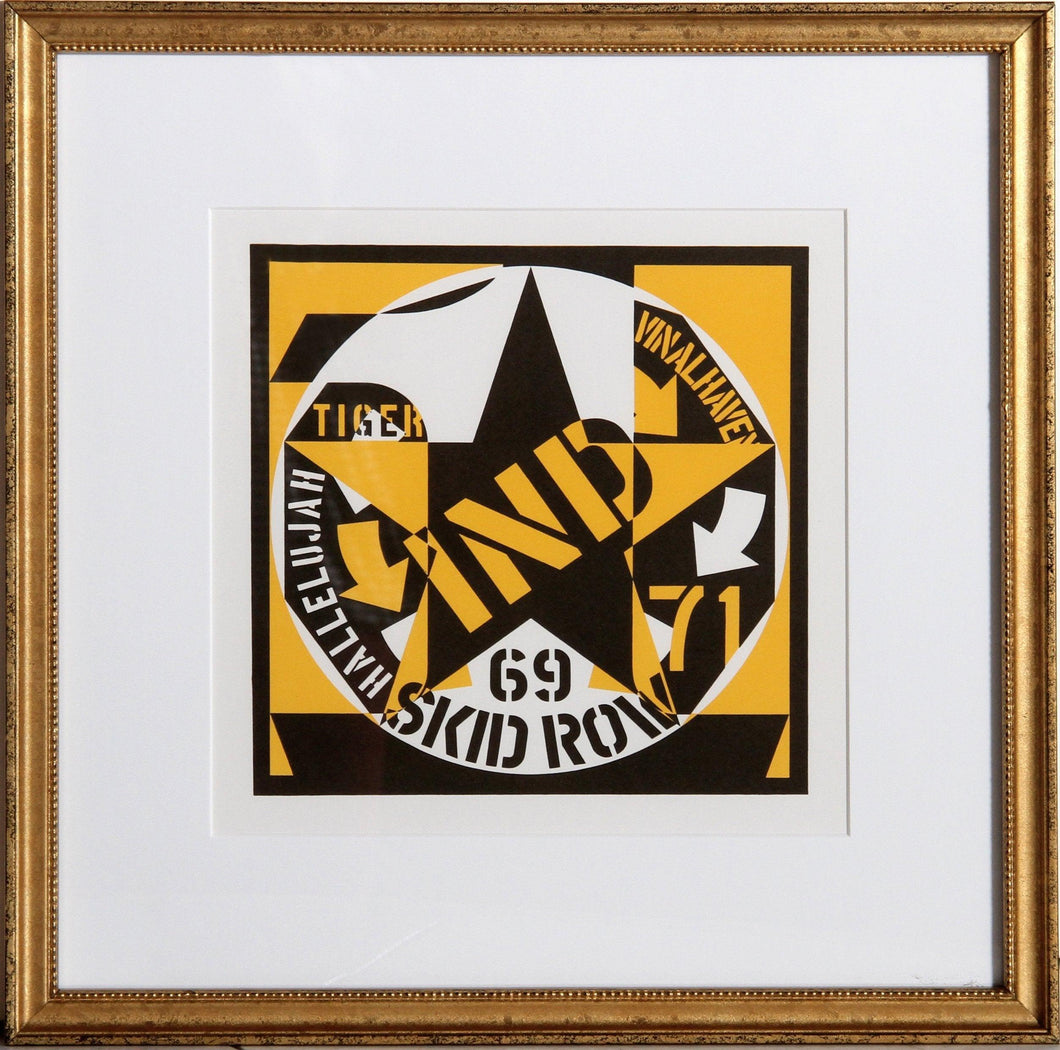 Skid Row Lithograph | Robert Indiana,{{product.type}}