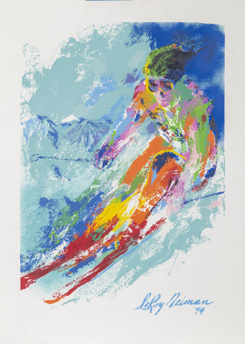 Skier Screenprint | LeRoy Neiman,{{product.type}}