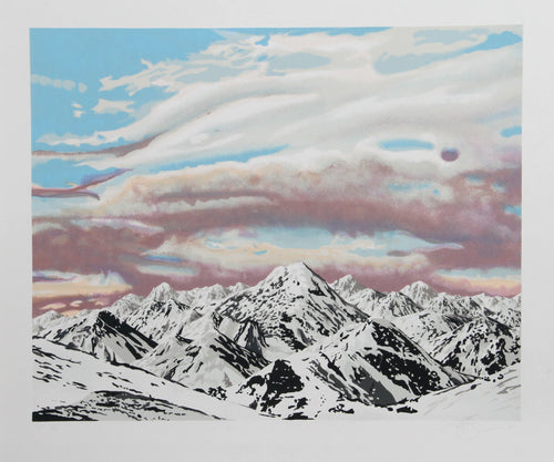 Sky Over Mountain Lithograph | Jon D'Orazio,{{product.type}}