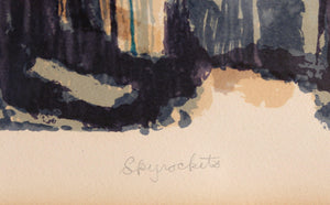 Skyrockets Lithograph | Ronald Julius Christensen,{{product.type}}