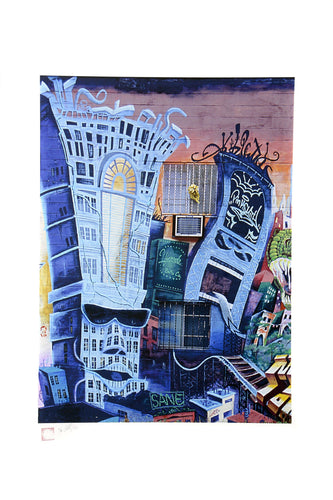 Skyscrapers (Lady Pink) from the Graffiti Series Digital | Jonathan Singer,{{product.type}}