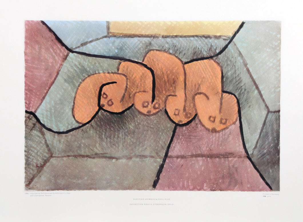 Sleeping Animals, 1938 Poster | Paul Klee,{{product.type}}