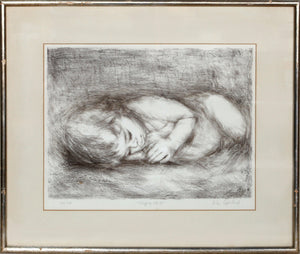 Sleeping Child Lithograph | Lila Copeland,{{product.type}}