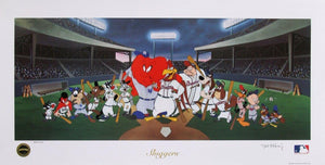 Sluggers MLB Lithograph | Warner Bros. Cartoons,{{product.type}}