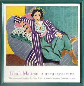 Small Odalisque with Purple Robe Poster | Henri Matisse,{{product.type}}
