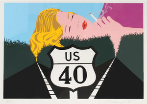 Smoke Dreams Screenprint | Allan D’Arcangelo,{{product.type}}