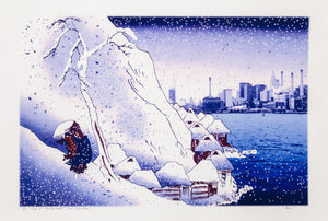 Snow at Tsukahara, after Kunishige Digital | Michael Knigin,{{product.type}}