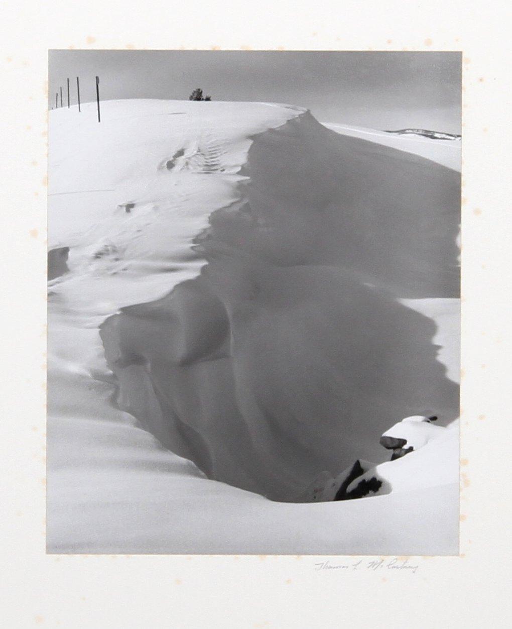 Snow Crevice, Colorado Black and White | Thomas McCartney,{{product.type}}