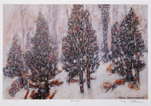 Snow Mist Lithograph | Tom Mathews,{{product.type}}