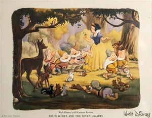 Snow White and the Seven Dwarfs Lithograph | Walt Disney Studios,{{product.type}}