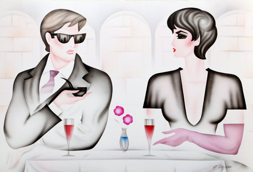 Socializing Acrylic | Erik Freyman,{{product.type}}