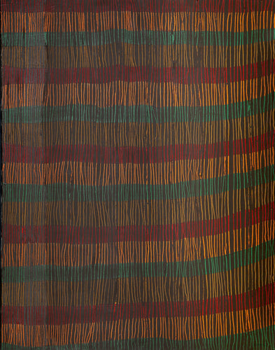 Soft Stripes No. 7 Acrylic | Unknown Artist,{{product.type}}