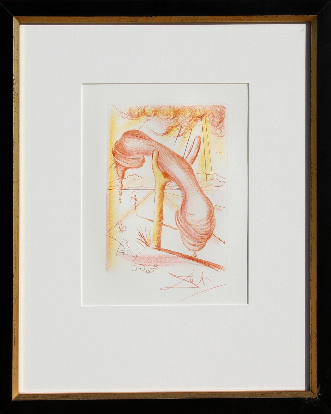 Soft Telephone (Color) Etching | Salvador Dalí,{{product.type}}